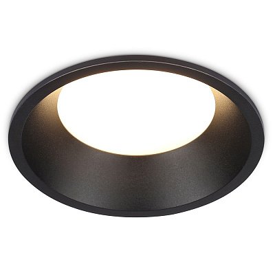 Ambrella Светильник встраиваемый TN51814 BK черный GX53 max 15W D105*36