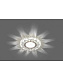 Светильник встраиваемый со светодиодной подсветкой 15LED*2835 SMD 4000K, MR16 50W G5.3, прозрачный, хром, CD908