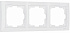 Werkel W0032001 Рамка на 3 поста (белый, basic)