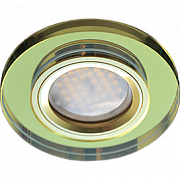 Я Ecola MR16 DL1650 GU5.3 Glass Круг Золото/Золото, FG1650EFF (10) ПОД ЗАКАЗ