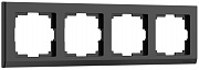 Werkel Stark W0041808 Рамка на 4 поста (черный)