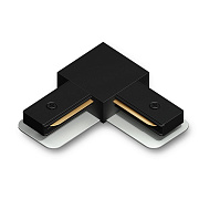 Коннектор угловой для однофазного шинопровода Standard 220V GL7164 BK черный 70*70*20