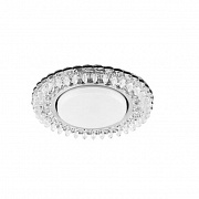 Светильник встраиваемый 20LED*2835 SMD 4000K GX53 прозрачный, хром CD4027 ABC