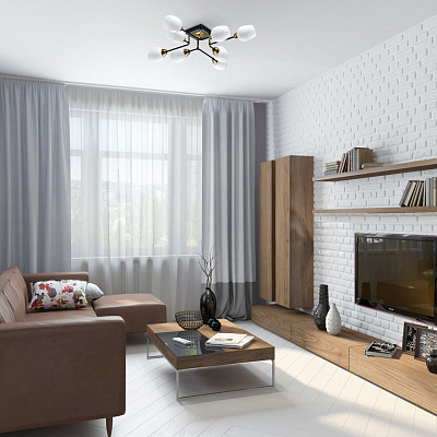 DeMarkt Олимпия 8*40W E14 220 V Люстра