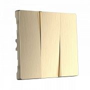 Werkel W1139010 Набор клавиш для выключателя трехклавишного (шампань рифленый)