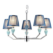 Ambrella LH75061/5 CH/DB хром/темно синий E14/5 max 40W Люстра