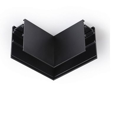 Ambrella Коннектор угловой для накладного шинопровода Magnetic GL3372 BK черный 85*85*H53.7