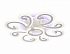 Ambrella FA5143/8+1 WH белый 112W D620*130 (ПДУ РАДИО 2.4G) снято
