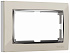 Werkel W0081903 Рамка для двойной розетки (слоновая кость) Snabb