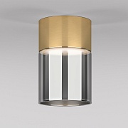 Elektrostandard Спот 25047/LED 10W 4000К латунь/дымчатый