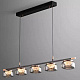 Kink Light 07667-5AL,19 Люстра Отис черный w105*15 h150 Led 5*5W (3000-6000K)