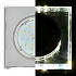 Ecola GX53 5311 H4 Glass Стекло Квадрат скошенный край с подсветкой хром - хром (зеркальный) 38x120x120 Светильник