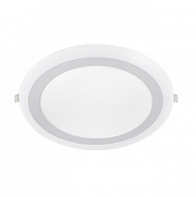 ASD Светильник IN HOME RLP-BL 24W встраиваемый круг белый, 4000К 1440Лм с подсветкой 245мм IP20 (210мм внут)