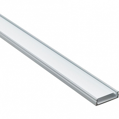 Feron CAB263 Профиль накладной широкий для светодиодной ленты, (0,5*20мм)2 м, серебро