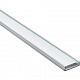 Feron CAB263 Профиль накладной широкий для светодиодной ленты, (0,5*20мм)2 м, серебро