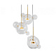 Kink Light 07545-4 (3A),21 Подвес Галла прозрачный Led 42W