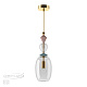 ODEON LIGHT 4855/1B  золото/разноцветн./керамика/стекло Подвес E14 1*40W BIZET