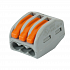 Клемма 3-конт (аналог WAGO) 32А 250V 0.8-2.5 (4.0)кв.мм (100)