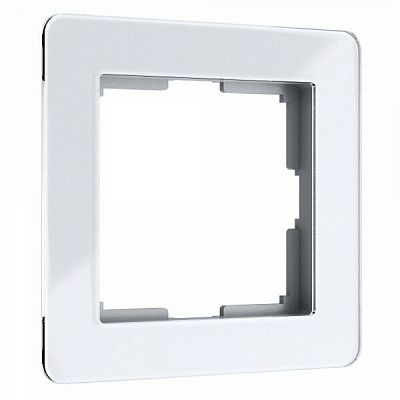 Рамка на 1 пост Acrylic (белый) W0012701 ABC
