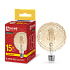 IN HOME Deco gold 15W E27 3000K 125мм кристалл золотистая