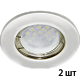 Ecola Light MR16 DL90 GU5.3 перламутровое серебро 2шт Светильник