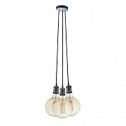 HIPER H156-5 1*E27*60Вт BLACK CHROME Подвес 