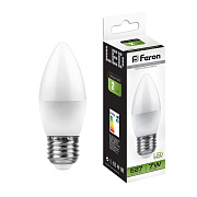 Feron Свеча LED 7W E27 4000K LB-97