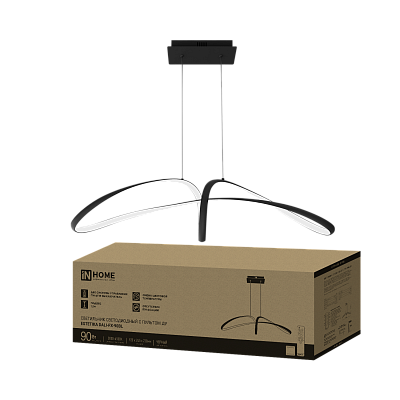 IN HOME Светильник ESTETIKA DALI-FX-90BL 90Вт 3000-6500K c ДУ черный