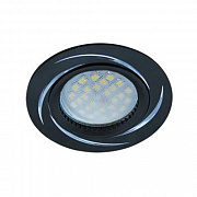 Ecola MR16 DL3181 GU5.3 Черный/Алюм Вихрь, FB1607EFF (10/100)