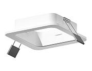 Корпус встраиваемый 70*70mm C7901 SWH белый песок 90*90*H32mm MR16 GU5.3