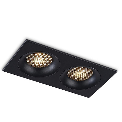 Ambrella Светильник встраиваемый TN102734/2 BK черный GU5.3