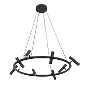 Kink Light 07613-8A,19 Люстра Верония черный d80 h120 Led 8*3W (4000K)