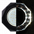 Ecola GX53 H4 Glass LD5312 Стекло 8-угольник с прямыми гранями с подсветкой черный хром-черный 38x133 Светильник Ecola GX53 H4 LD5312 Glass Стекло 8-угольник с прямыми гранями с подсветкой  черный хром - черный 38x133 (к+)  [SP538AECH.]