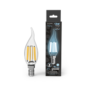 Gauss LED Candle tailed 13W Е14 4100К Filament Лампа светодиодная