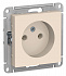SE AtlasDesign Беж Розетка б/з, 16А, механизм