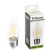 Свеча LED 7W E27 4000K filamen LB-66 Feron