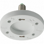 Ecola base Переходник с цоколя E14 на GX53 Белый
