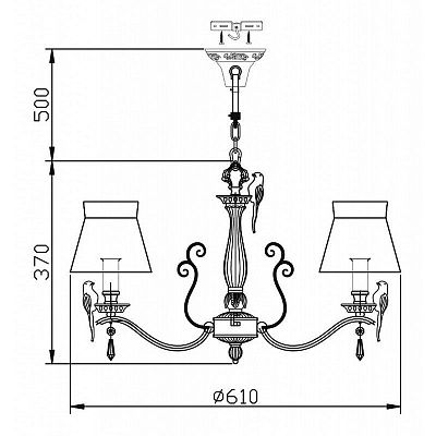 Maytoni ARM013-06-W Люстра