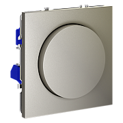 VOLTUM Светорегулятор встраиваемый S70 поворотно-нажимной 600 Вт, (шелк)