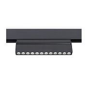 Ambrella Светильник светодиодный поворотный для шинопровода Magnetic GL4048 BK черный IP20 12W 4200K 48V 24° 223*22*105