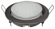 Ecola GX53 H4 черный хром Светильник Ecola GX53 H4 светильник встраив. без рефл.  Черный хром 38x106 (к+)  [FB53H4ECB.]