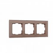 Рамка на 3 поста Werkel Favorit (латте, стекло) W0031142