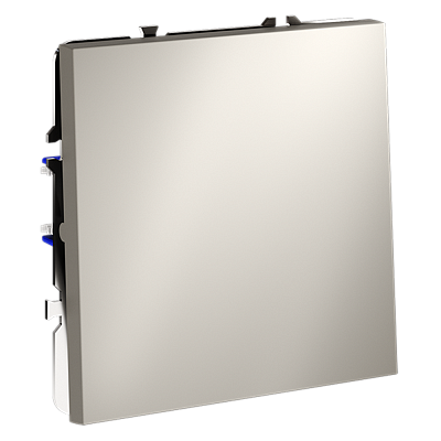 VOLTUM Проходной переключатель встраиваемый S70 одноклавишный 10А, (кашемир)