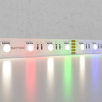 Maytoni Светодиодная лента 24В 5050 19,2Вт/м RGBW 4000K 5м IP20