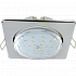 Ecola GX53 H4 Square open edge хром Светильник квадратный