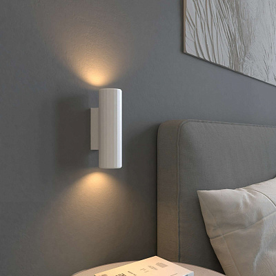 Elektrostandard Ribs GU10 белый MRL 1017 Настенный светильник