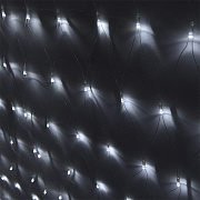 Гирлянда  «Cетка» ML-320W, 3*2м, 320 LED, хол.белый, IP20, прозрачный шнур 2м