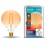 Gauss LED Golden G95 6,5W E27 2000-5500K DIM+CCT Smart Home Лампа светодиодная Умный Дом