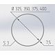 Optimplast Протекторное кольцо для светильника диаметр 325 (35мм) белый
