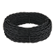 Werkel Ретро кабель витой 3х1,5 (черный) (50м)